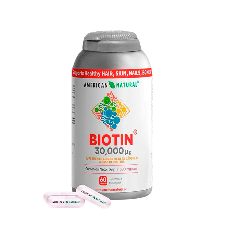Biotina 120 Cáps. - 2 Frascos Máximo Efecto